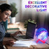 3D Galaxy Lamp with Wood Stand | HIMALAYAN GLOW
